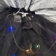 Юбка пачка с LED подсветкой чёрная, 3 слоя фатина, праздничная светящаяся юбка для девочки, рост 116-140 см - изображение 3