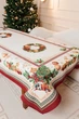 Скатерть Новогодняя гобеленовая 140 х 240 см. Premium JOUETS - изображение 3