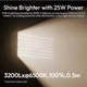 Портативный постоянный свет видеосвет Ulanzi PL25 Panel light 4000mAh PD 2700-6500K Black (L156) - изображение 4