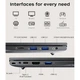 Ноутбук 15, 6 AMD Ryzen 5 7430U, Windows 11 Pro, 16 ГБ DDR4 512 ГБ SSD, 1920*1080 Full HD, Radeon, Серый - изображение 8