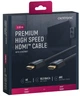 Кабель монітора-сигнальний ClickTronic HDMI M/M 3.0m v2.0 4K@60Hz D=6.0mm Casual Cu синій(75.07.0304) - зображення 10