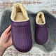 Сабо кроксы женские Dago Style темно-фиолетовые без задника на меху 40 р (25,5-26 см) 2879 - изображение 5