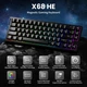 Ігрова Клавіатура ATTACK SHARK X68 HE Black Магнітні світчі. Дротова 8000Hz/s. RGB Підсвічування, 68 keys, Switch 0.1mm. Rapid Trigger - зображення 3