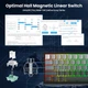 Ігрова Клавіатура ATTACK SHARK X68 HE Black gradient Магнітні світчі. Дротова 8000Hz/s. RGB Підсвічування, 68 keys, Switch 0.1mm. Rapid Trigger - изображение 7