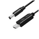Кабель живлення USB to DC 5.5x2.5mm 12V 1.0m black ColorWay (CW-CBUD067-BK) - зображення 2