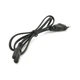 Кабель питания C7 0.8m 0.5mm2 black Voltronic (PC-184CEE7/16-C7-CCA-1,0) - изображение 1