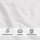 Полотенце для ног IDEIA 50х70 см Белое (4820227288854) - изображение 6