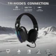 Бездротові навушники Attack Shark L90 Black BT/2.4G - изображение 2