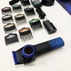 Професійна машинка для стрижки волосся VGR V-001 BLUE з дисплеєм 9000 об/хв та 10 насадками - зображення 7