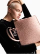 Набор сумка шоппер + кошелек женский Armani Exchange 654144269 Розовый (1159845926) - изображение 2
