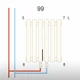 Трубчастий радіатор Arttidesign Livorno II 6/1800/408/50 Чорний - изображение 5