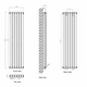 Трубчастий радіатор Arttidesign Verona 6/1800/440 вертикальний - изображение 4