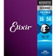 Струны для акустической гитары Elixir 11125 Polyweb 80/20 Bronze Resonator 16/56 - изображение 1