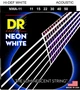 Струны для акустической гитары DR NWA-11 Hi-Def Neon White K3 Coated 11/50 - изображение 1