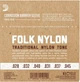 Струни для класичної гітари D'Addario EJ32C Folk Nylon Ball End Silver Wound Clear Treble 28/45 - зображення 2