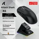 Ультра-легка ірова миша Attack Shark X6 Black, PAW3395, 26000 DPI, RGB, 6 кнопок, 56 г - зображення 2