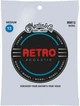 Струны для акустической гитары 6 шт Martin MM13 Retro Acoustic Guitar Strings Medium 13/56 - изображение 1