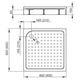 Душовий піддон Radaway Rodos C Compact 800x800x165 Білий (4K88155 04) - изображение 3