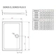 Душовий піддон Radaway Doros D 1000x900x50 Білий (SDRD1090 01) - изображение 3