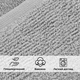 Полотенце махровое IDEIA для сауны 100x150 см Серое (4820227288779) - изображение 6