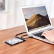 Кабель для під'єднання 2,5-дюймового SSD і HDD диска SATA-Type-C UGREEN CM321 (5 Гбит/с, 0.5м). Black - зображення 2