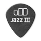 Медіатори Dunlop 482P1.0 Tortex Pitch Black Jazz III Player's Pack 1.0 mm (12 шт.) - зображення 3