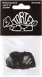 Медіатори Dunlop 482P0.50 Tortex Pitch Black Jazz III Player's Pack 0.50 mm (12 шт.) - зображення 1