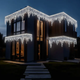 Вулична гірлянда Бахрома 50 м 600 LED білий провід Білий (121-50MWW) - зображення 2