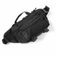 Сумка поясная (бананка) SETKA TAC Black унисекс, черная, Оксфорд 1000D, 5 отделений, MOLLE - изображение 6