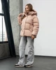 Пуховик женский бежевый L-XL-2XL sane-V32 - изображение 3