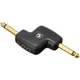 Переходник Planet Waves PW-P047B Black 1/4 Jack Male - 1/4 Jack Male - изображение 1
