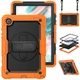Чехол ARM Cover Samsung Galaxy Tab A 8.4 (2020) SM-T307 противоударный с ремнём и подставкой 360° Orange/Black - изображение 2