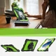 Чехол ARM Cover Samsung Galaxy A8 (2021) SM-X205 / SM-X200 противоударный с ремнём и подставкой 360° Black/Green - изображение 7