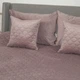 Покрывало двуспальное ТЕП Velour Ромб круглый 4-00516_33954 180х240 см темно-розовое - изображение 3
