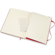 Великий блокнот Moleskine Classic Червоний Тверда обкладинка Клітина - зображення 5
