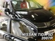 Дефлекторы окон ветровики Nissan Tiida 5D HB 06-11 вставные 4шт Heko Ниссан Тиида АМ0033788 - изображение 1
