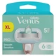 Сменные картриджи для бритья (лезвия кассеты) женские Gillette Venus Deluxe Extra Pro Smooth Sensitive кассеты 6 шт - изображение 2