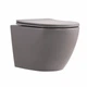 Унітаз підвісний Robin Ultra Quiet 490×365×325 мм, Stone Grey, із сидінням Slim Duroplast / Soft-close / Quick Release - зображення 1
