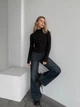 Жіноча тепла кофта на змійці Uaclothes 42-44 Чорний (like35587-160081349) - изображение 1