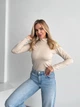 Жіночий теплий трикотажний гольф Uaclothes 50-52 Бежевий (like35578-159981358) - изображение 6