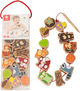 Przeplatanka drewniana Classic World klocki do nawlekania Zwierzęta leśne 13 el CW3634 (6927049004957) - obraz 9