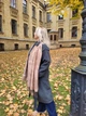Женский большой кашемировый шарф с принтом Декоративные розы Мокко темно-бежевый кашемир 180х70 см 05548 - изображение 2