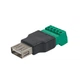Роз'єм USB під затискач (female) - изображение 5