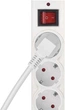 Мережевий фільтр Emos P54213 3 розетки 1.5 м 10 A 2300 Вт Білий (P54213) - зображення 8