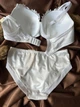 Комплект бюстгальтер поролон + трусики слип 2392 Weiyesi белый 95D/3XL - изображение 2