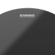 Пластик для малого барабана Evans B14HBG 14" Hydraulic Black Coated - зображення 3