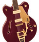 Електрогітара Gretsch Electromatic Pristine LTD Center Block Doubke-Cut With Bigsby Dark Cherry Metallic - зображення 4