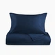 Простынь MBM HOME "Элегия" 160x240 см глубокий синий (BL-FS-20 DEEP BLUE) - изображение 5