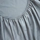 Простынь на резинке MBM HOME "Элегия" 90x200 см облачный серый (BL-FS-22 CLOUDY GRAY) - изображение 1