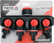 Rozdzielacz wody czterodrożny YATO YT-89103 - obraz 6